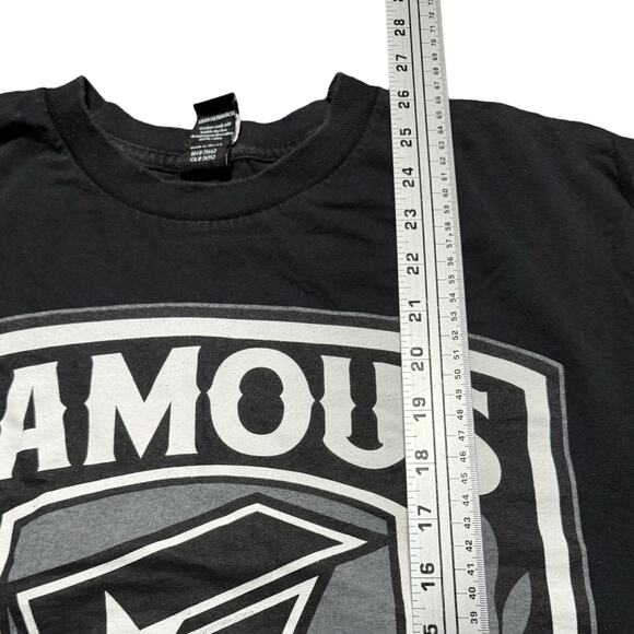 Famous Stars And Straps Men’s Black T Shirt Size Medium Y2K Streetwear Blink 182 - Picture 5 of 6